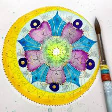 Entspannung durch Malen – Meditatives Malen